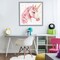 Stupell Industries Pink Unicorn with Paint Splatter Framed Giclee, design by Creative Studio